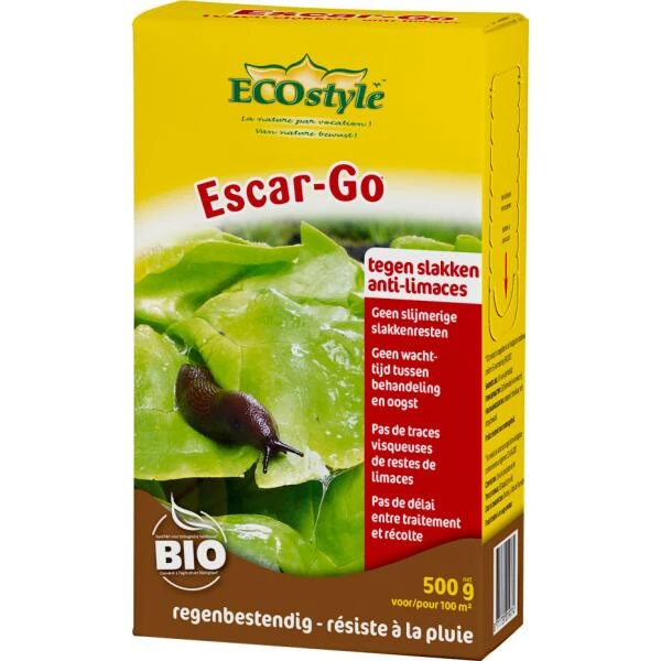 Ecostyle Escar-Go Slakkenkorrels - 500 G 1 Ecostyle Escar-Go Slakkenkorrels - 500 G