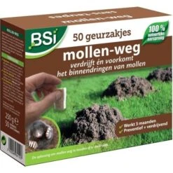 BSI Anti-mollen Geurzakjes - Wateroplosbaar - Set Van 50 Stuks