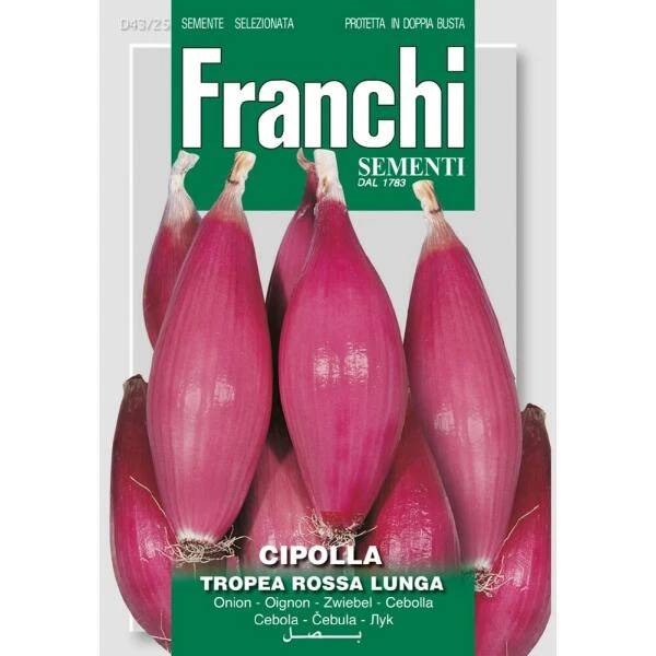 Cipolla Tropea Rossa Lunga - Lange Roze Uien 1 Cipolla Tropea Rossa Lunga - Lange Roze Uien