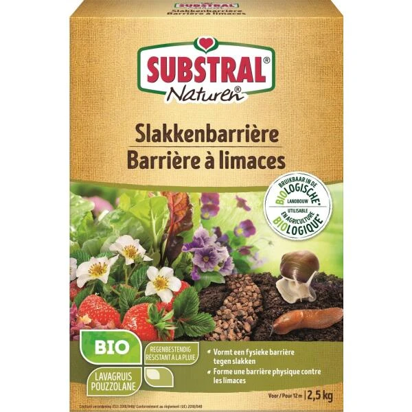 Substral Naturen Slakkenbarrière - Lavagruis 2500 G 1 Substral Naturen Slakkenbarrière - Lavagruis 2500 G
