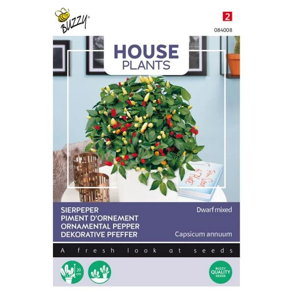 Sierpeper Dwarf Mixed - Capsicum Annuum 1 Sierpeper Dwarf Mixed - Capsicum Annuum