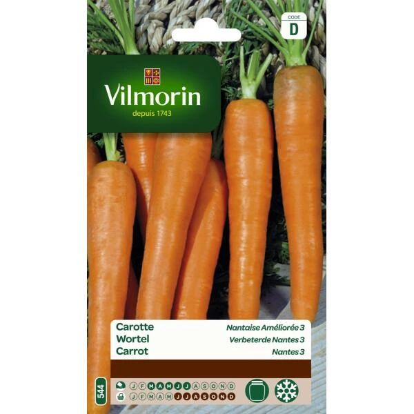 Wortel Verbeterde Nantes 20 G 1 Wortel Verbeterde Nantes 20 G